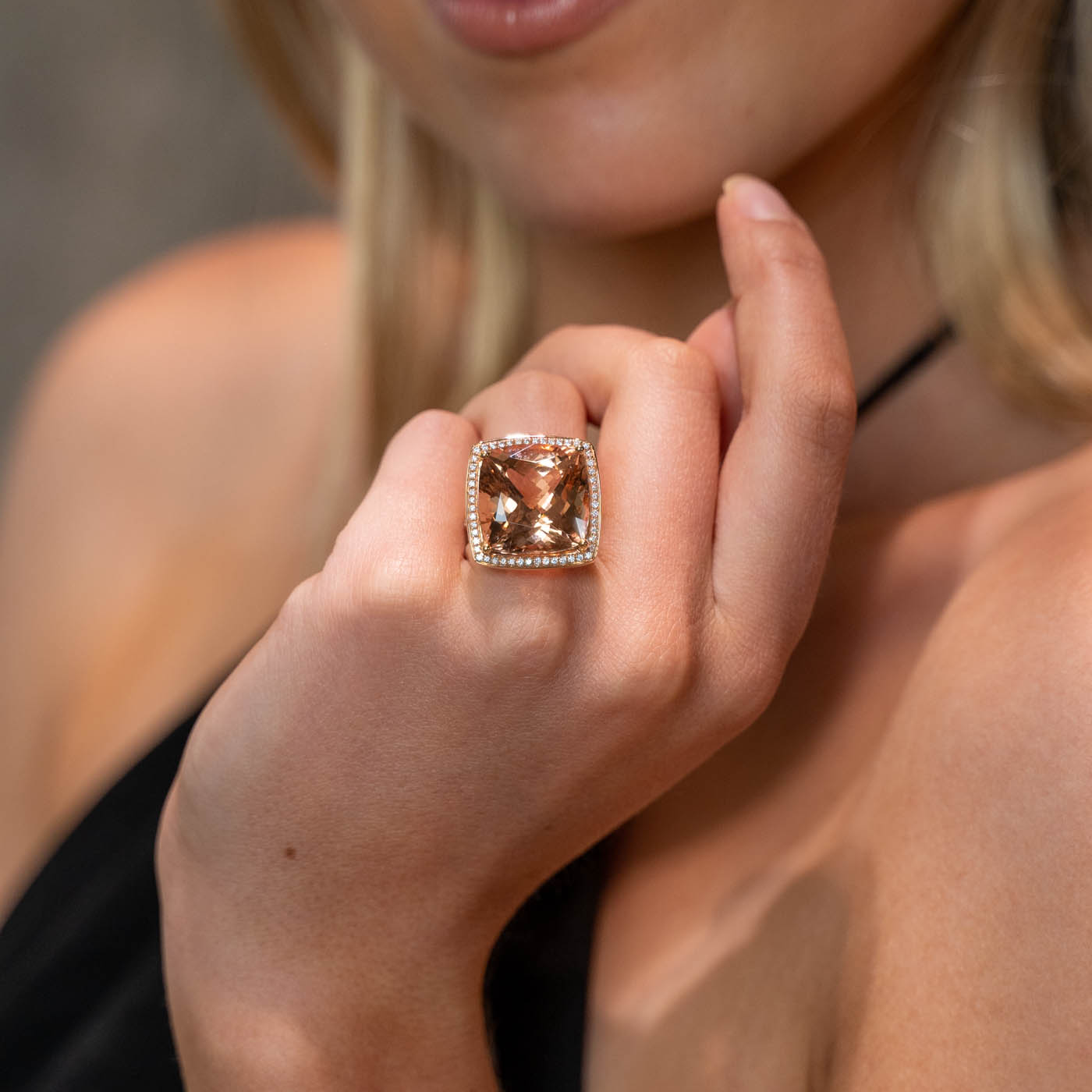 Morganite Ring