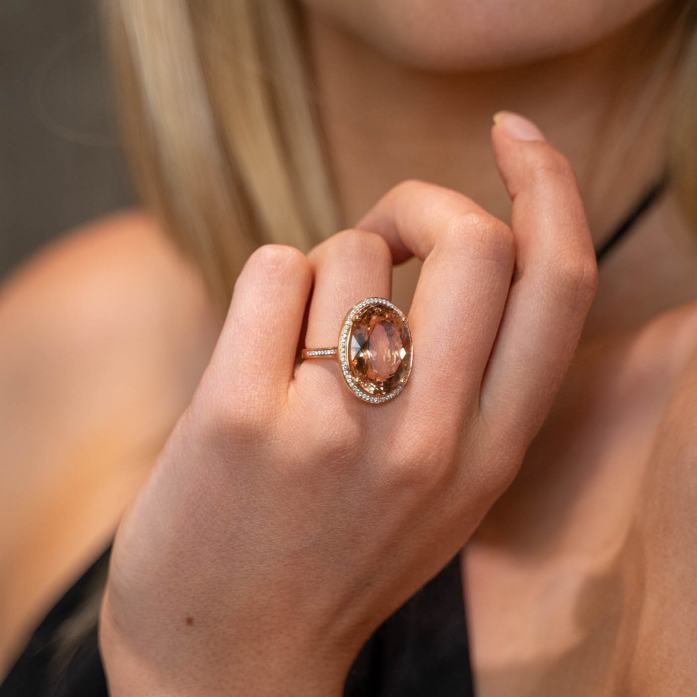 Morganite Ring