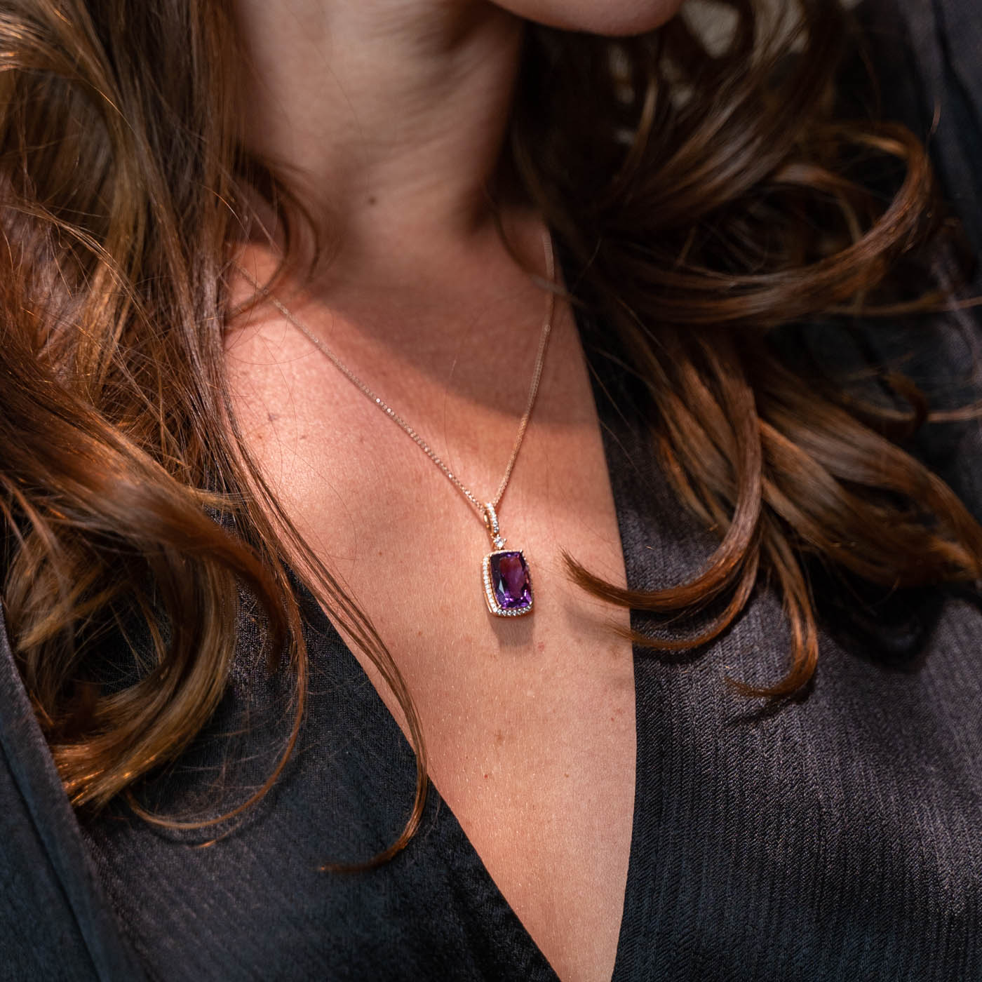 amethyst pendant