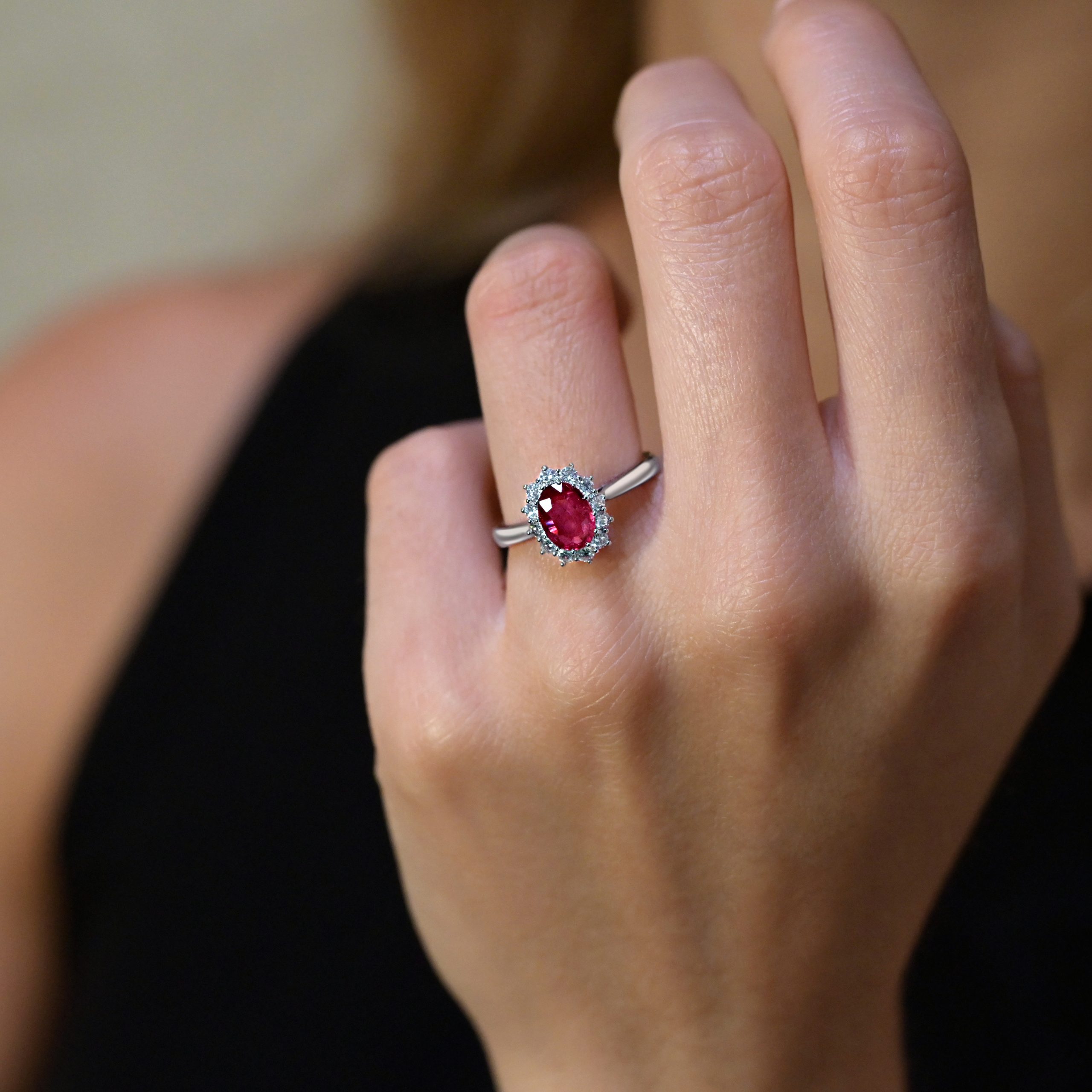 ruby engagement ring