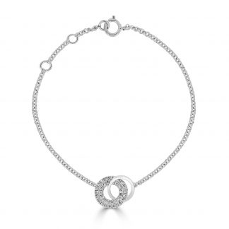 Interlocking Circles Design Bracelet
