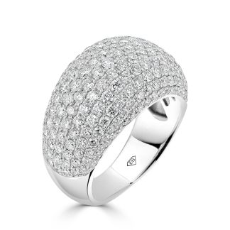 Diamond Pave Set Dress RingDiamond Pave Set Dress Ring