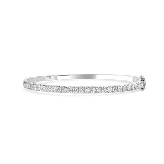 Brilliant Cut Diamond Bangle