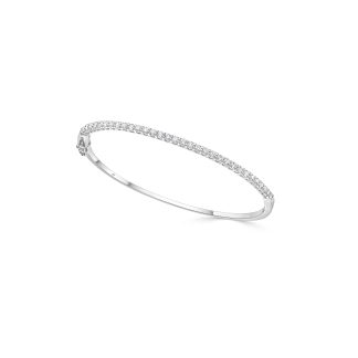 Round Brilliant Cut Claws Bangle