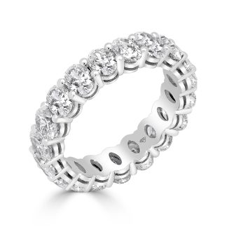 Oval Cut Eternity Ring