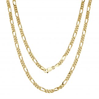 18Kt Figaro Thick Chain 21Gr