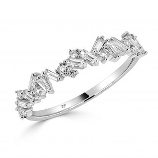 Dainty Scattered Baguette and Round Diamond