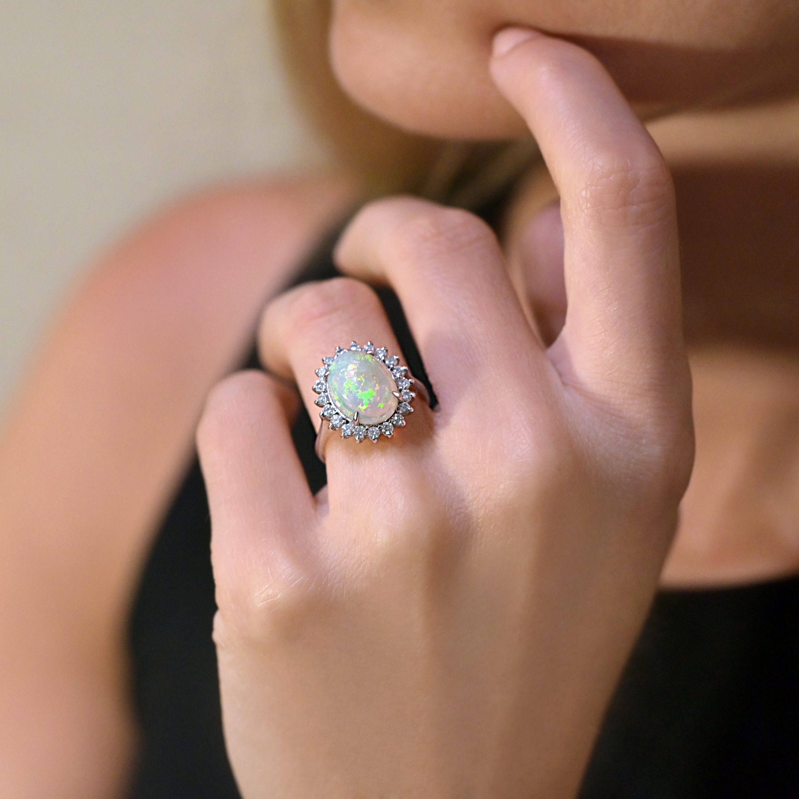 opal engagement rings