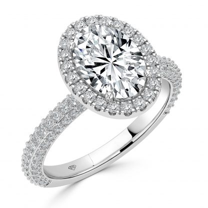 An engagement ring