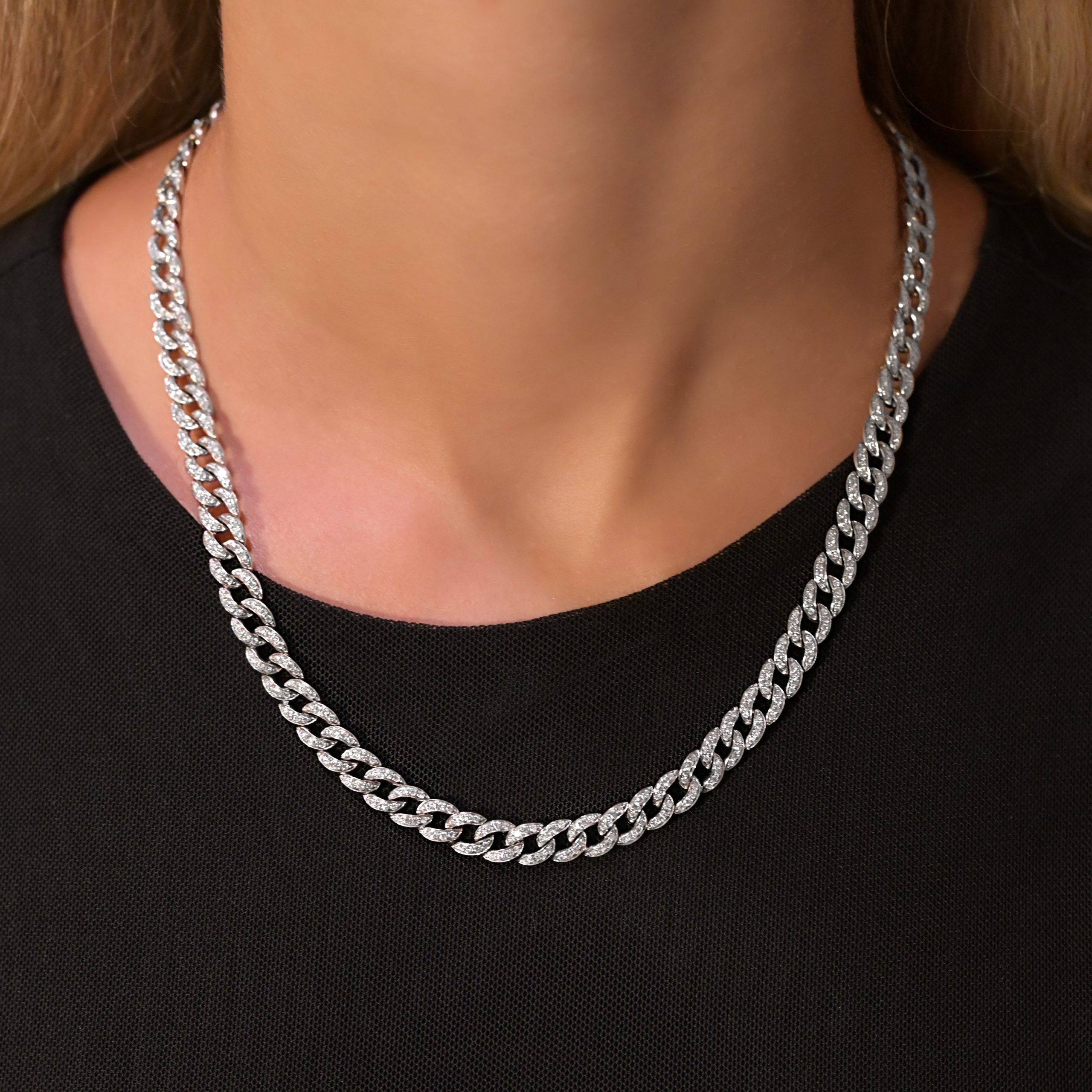 cuban diamond necklace