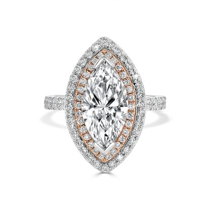 Marquise cut engagement ring 