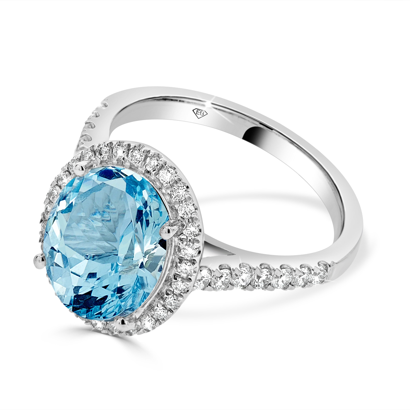 aquamarine engagement ring