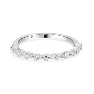 18ct White Gold Diamond Wedding Ring Accent Diamondswedding ring