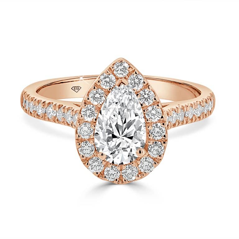 pear cut diamond engagement rings