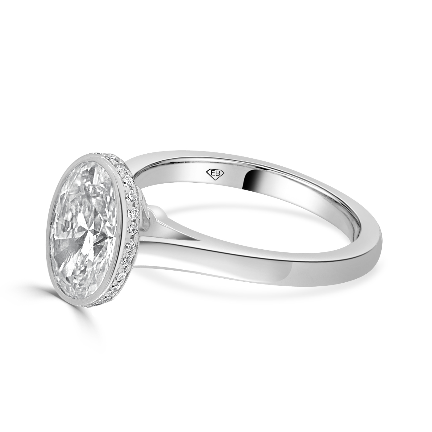 oval cut engagement ring