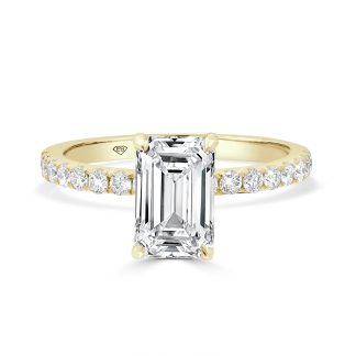 Emerald-Cut Diamond Engagement RingEmerald cut engagement ring