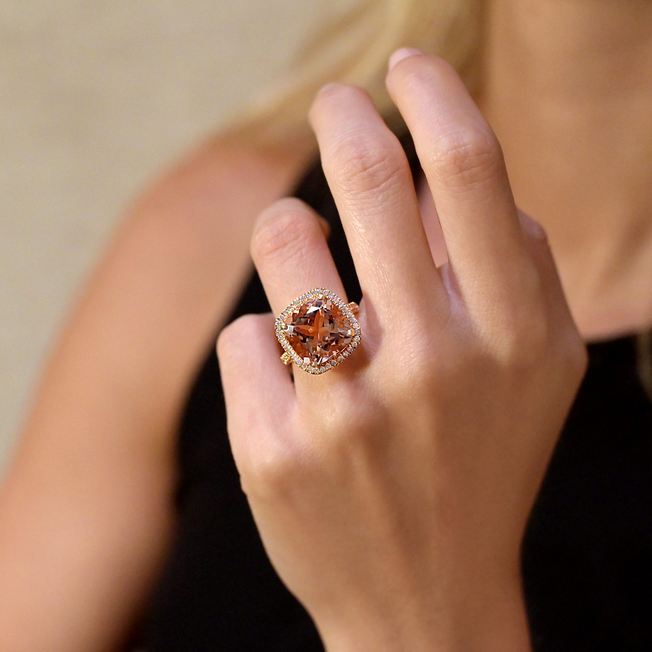 Morganite Ring