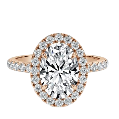 Seamless Halo Engagement Rings