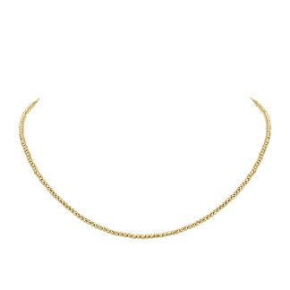 18kt Yellow Diamond Cut Gold ChainElegant 18kt yellow gold necklace from Ernesto Buono Fine Jewellery.