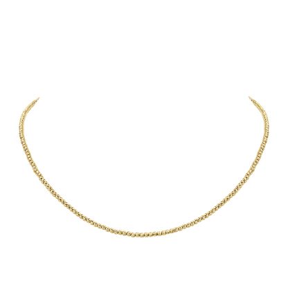 Elegant 18kt yellow gold necklace from Ernesto Buono Fine Jewellery.