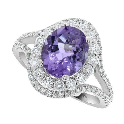 Amethyst Engagement Rings